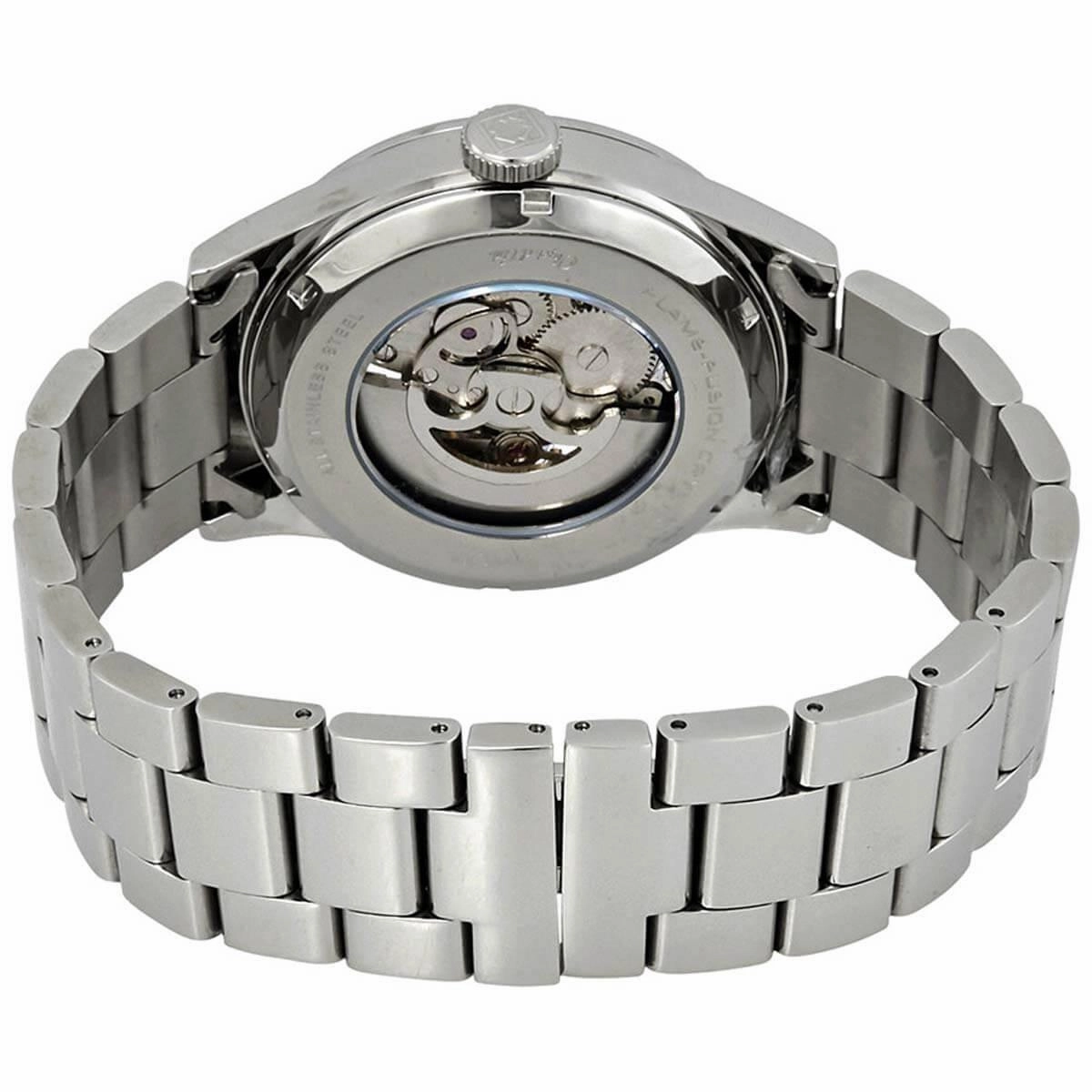 Invicta Men's Automatic Watch - Objet D Art Skeleton Dial Silver Tone Bracelet | 27570