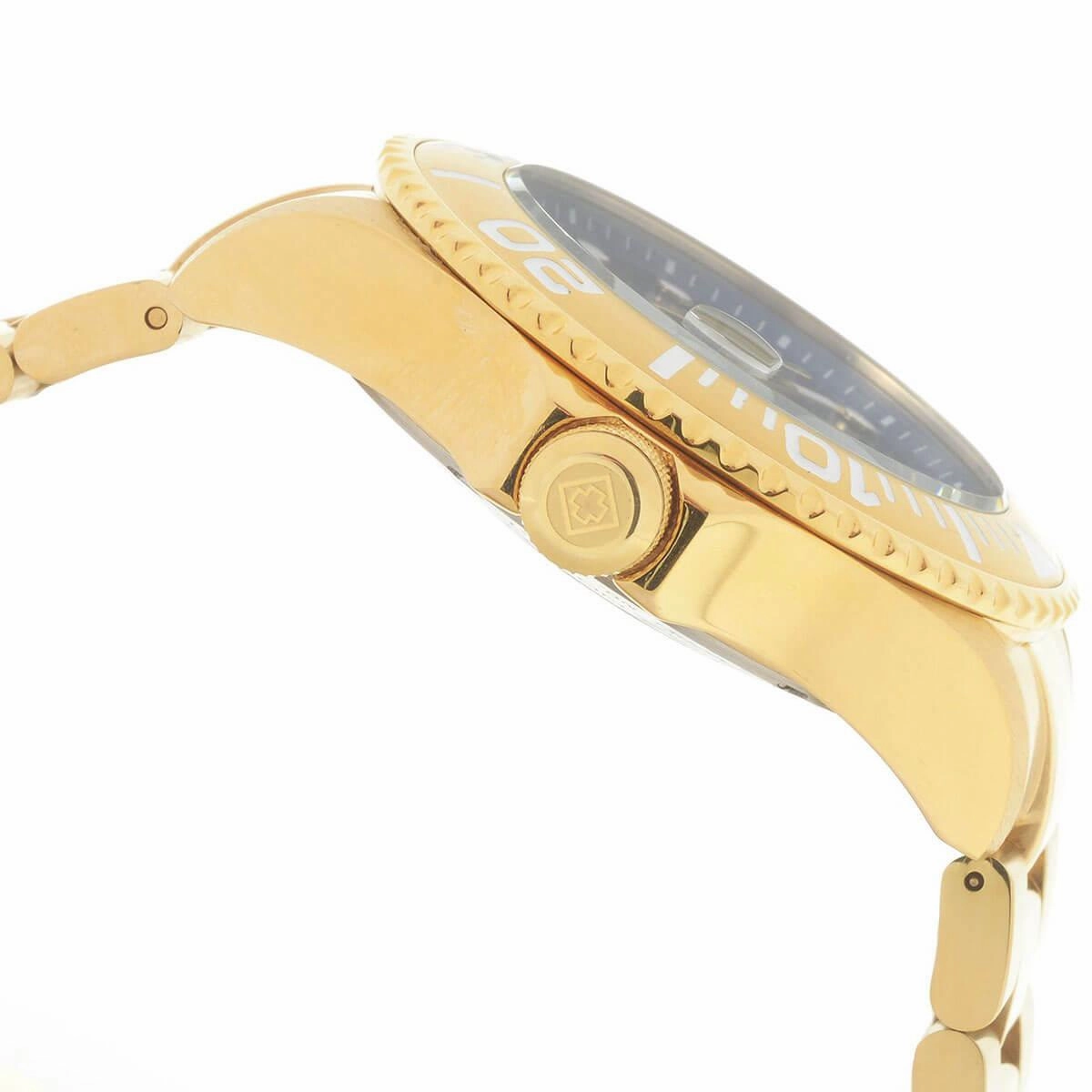 Invicta Men's Automatic Watch - Pro Diver Blue Dial Yellow Gold Bracelet | 27307