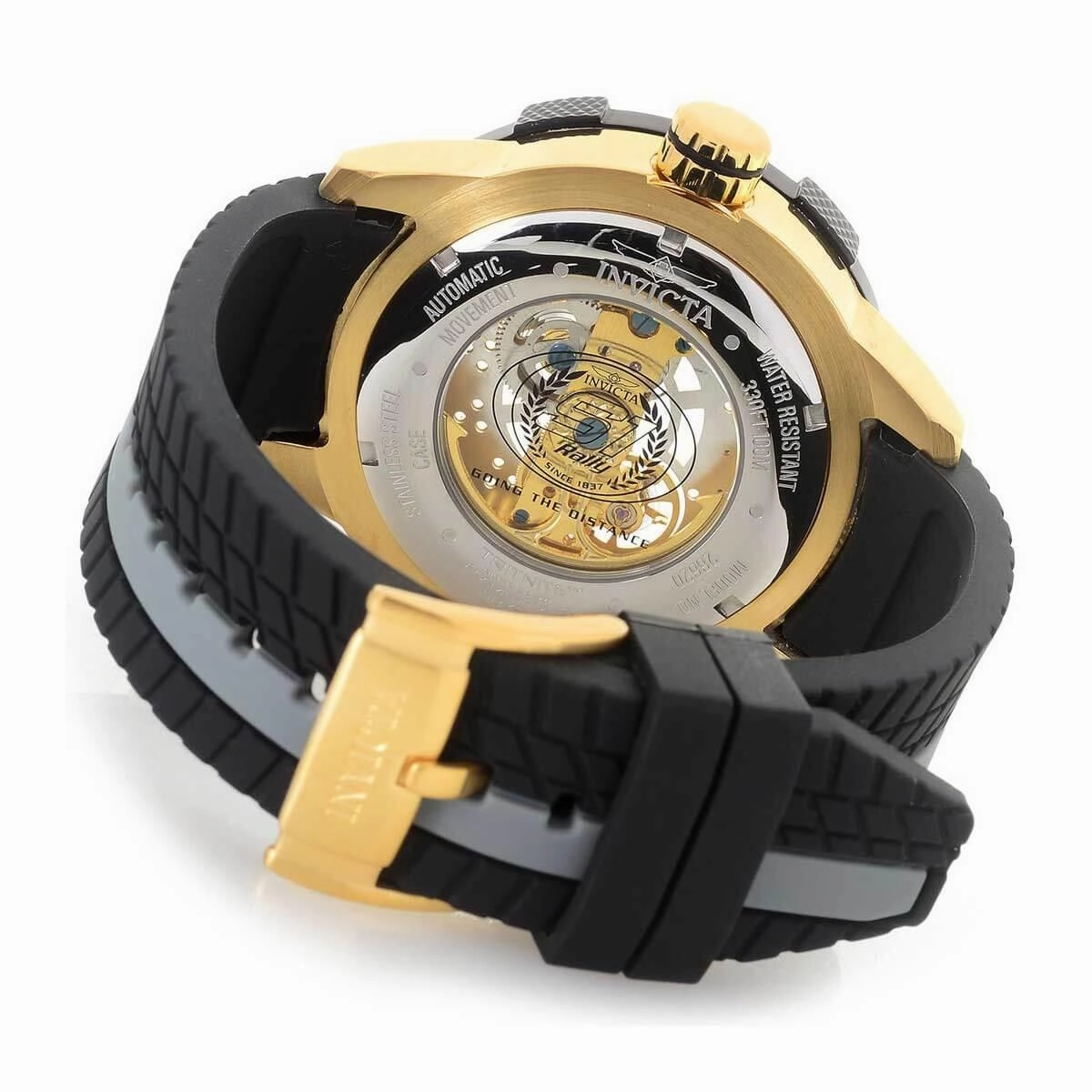 Invicta Men's Automatic Watch - S1 Rally TT Black and Grey Rubber Strap | 26620