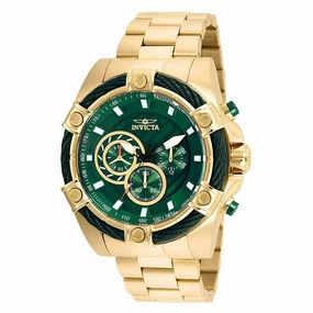 Invicta Men's Chronograph Watch - Bolt Yellow Gold Stainless Steel Bracelet | 25517