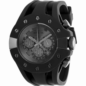Invicta Men's Chronograph Watch - S1 Rally Gunmetal Dial Black Rubber Strap | 28575
