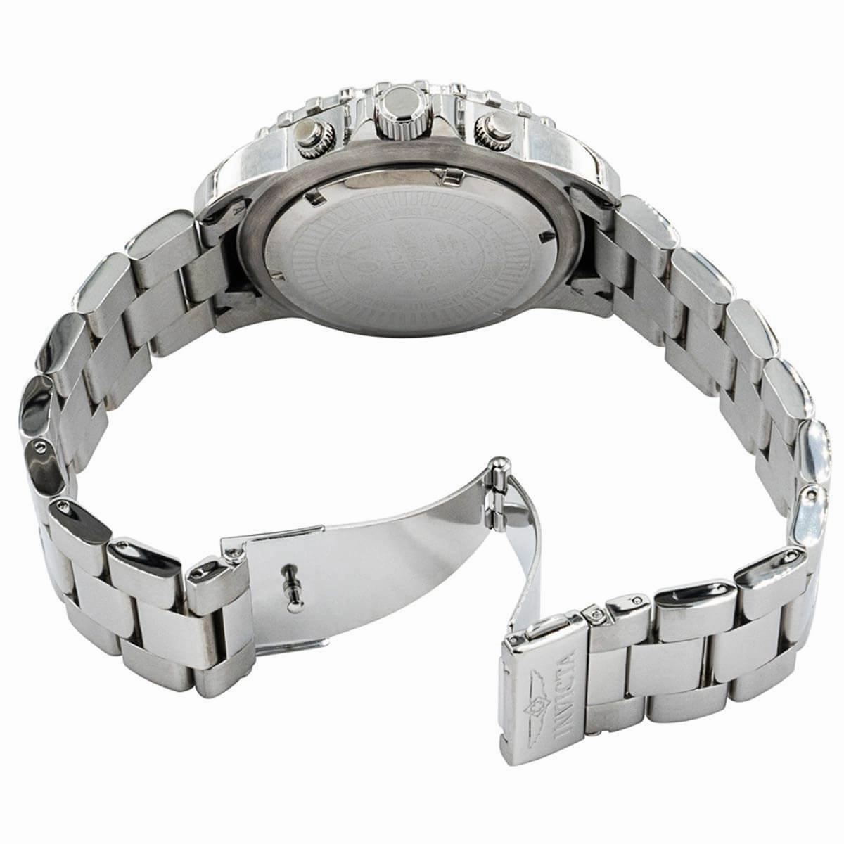Invicta Men's Chronograph Watch - Specialty Black and Blue Bezel Bracelet | 39127