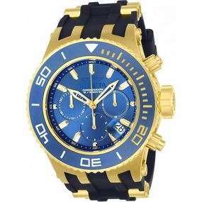 Invicta Men's Chronograph Watch - Subaqua Blue Dial Two Tone Strap | 22366