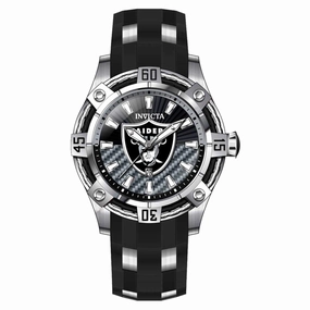 Invicta Men's Quartz Watch - NFL Las Vegas Raiders Grey and Black Dial Strap | 42066
