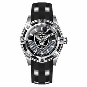 Invicta Men's Quartz Watch - NFL Las Vegas Raiders Grey and Black Dial Strap | 42066