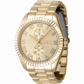 Invicta Men's Quartz Watch - Specialty Yellow Gold Stainless Steel Bracelet | 47431