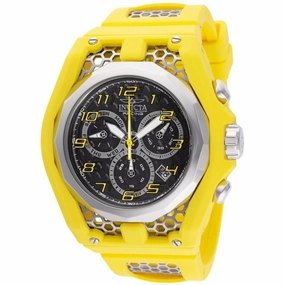 Invicta Men's Watch - Invicta Racing Chronograph Yellow, Silver Tone Strap | 47206