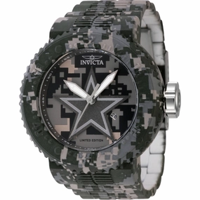 Invicta Men's Watch - NFL Dallas Cowboys Quartz Aqua Plated Steel Bracelet | 45092