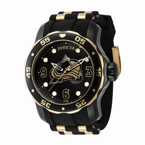 Invicta Men's Watch - NHL Colorado Avalanche Rotating Bezel Silicone Strap | 42323
