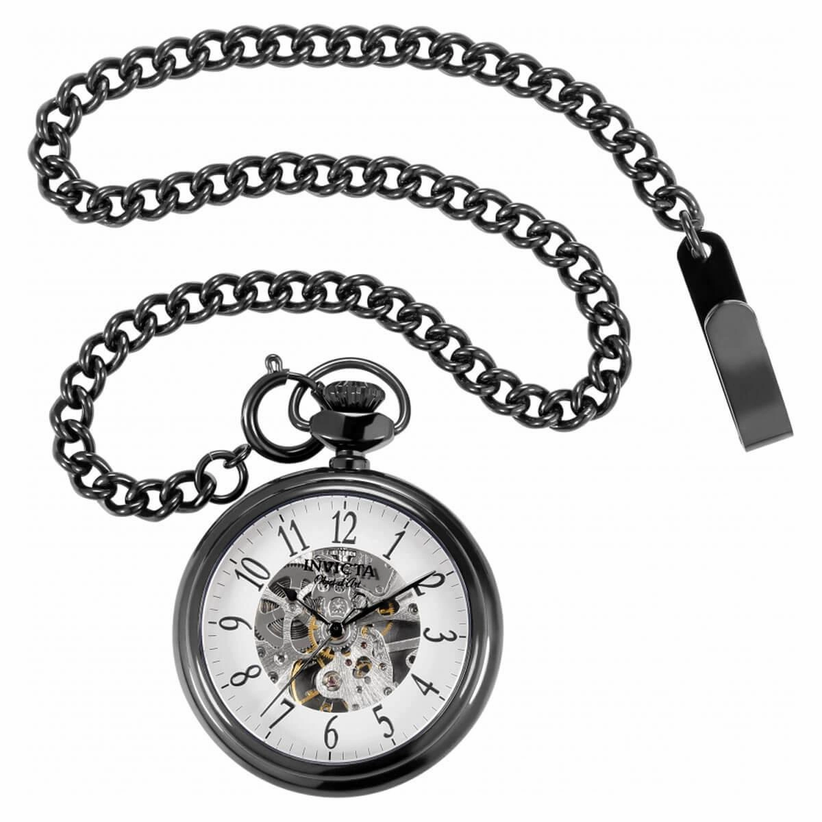 Invicta Men's Watch - Objet D Art Mechanical White Dial Pocket | 32616