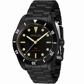 Invicta Men's Watch - Pro Diver Automatic Black Stainless Steel Bracelet | 34337