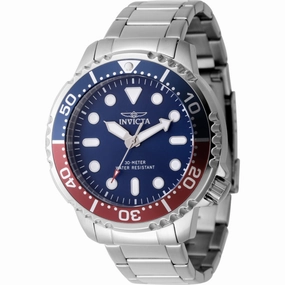 Invicta Men's Watch - Pro Diver Quartz Blue Dial Stainless Steel Bracelet | 47219