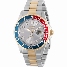 Invicta Men's Watch - Pro Diver Quartz Two Tone Stainless Steel Bracelet Date | 44710