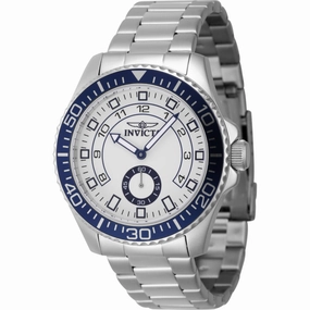 Invicta Men's Watch - Pro Diver White Dial Silver Stainless Steel Bracelet | 47124