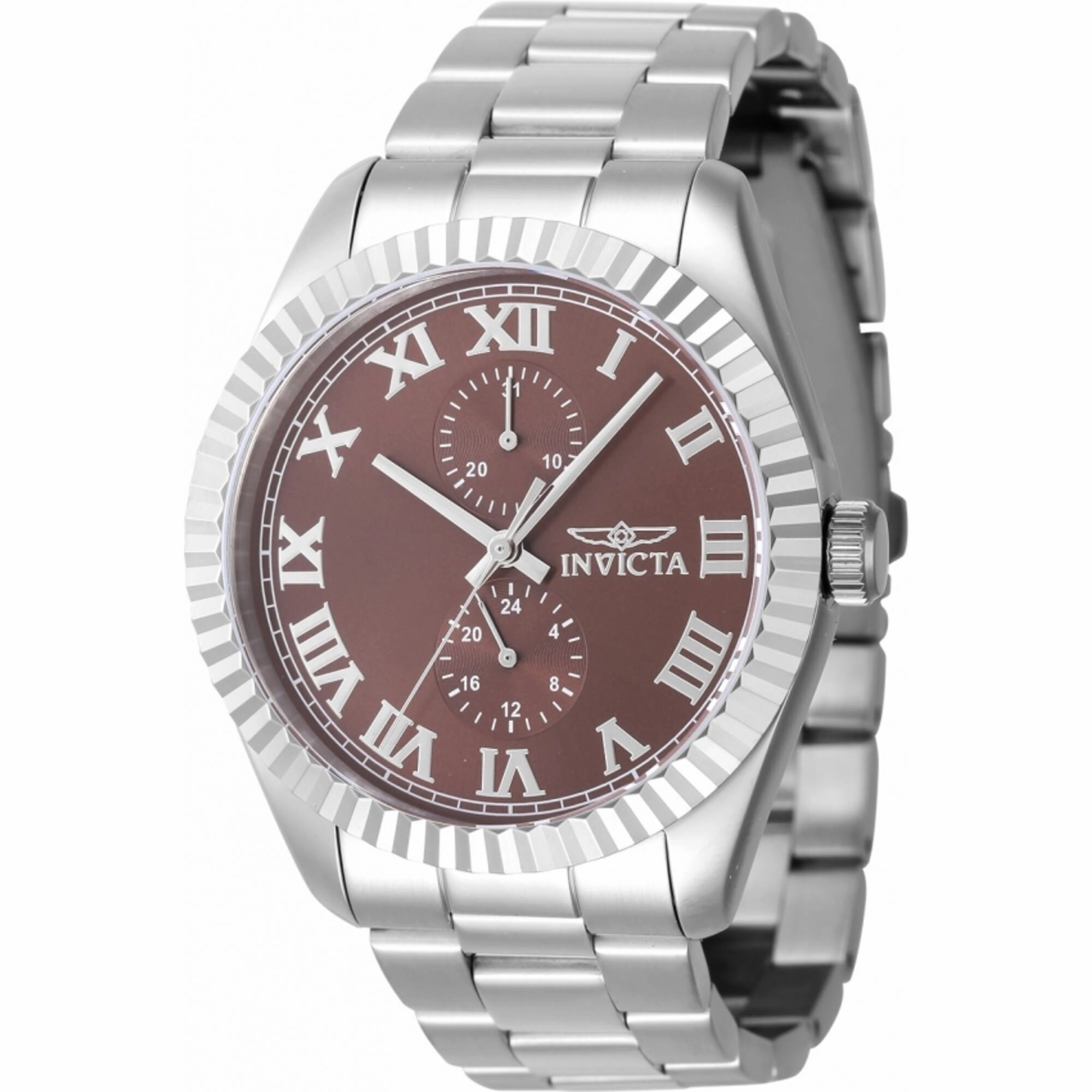 Invicta Men's Watch - Specialty Copper Brass Dial Silver Tone Steel Bracelet | 47424