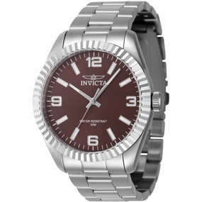 Invicta Men's Watch - Specialty Quartz Copper Dial Silver Tone Bracelet | 47452