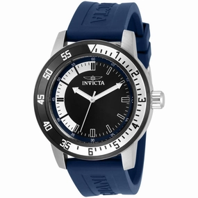 Invicta Men's Watch - Specialty White, Blue and Black Dial Silicone Strap | 34013
