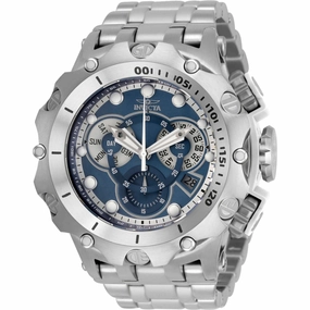 Invicta Men's Watch - Venom Chronograph Blue and Silver Dial Steel Bracelet | 32761