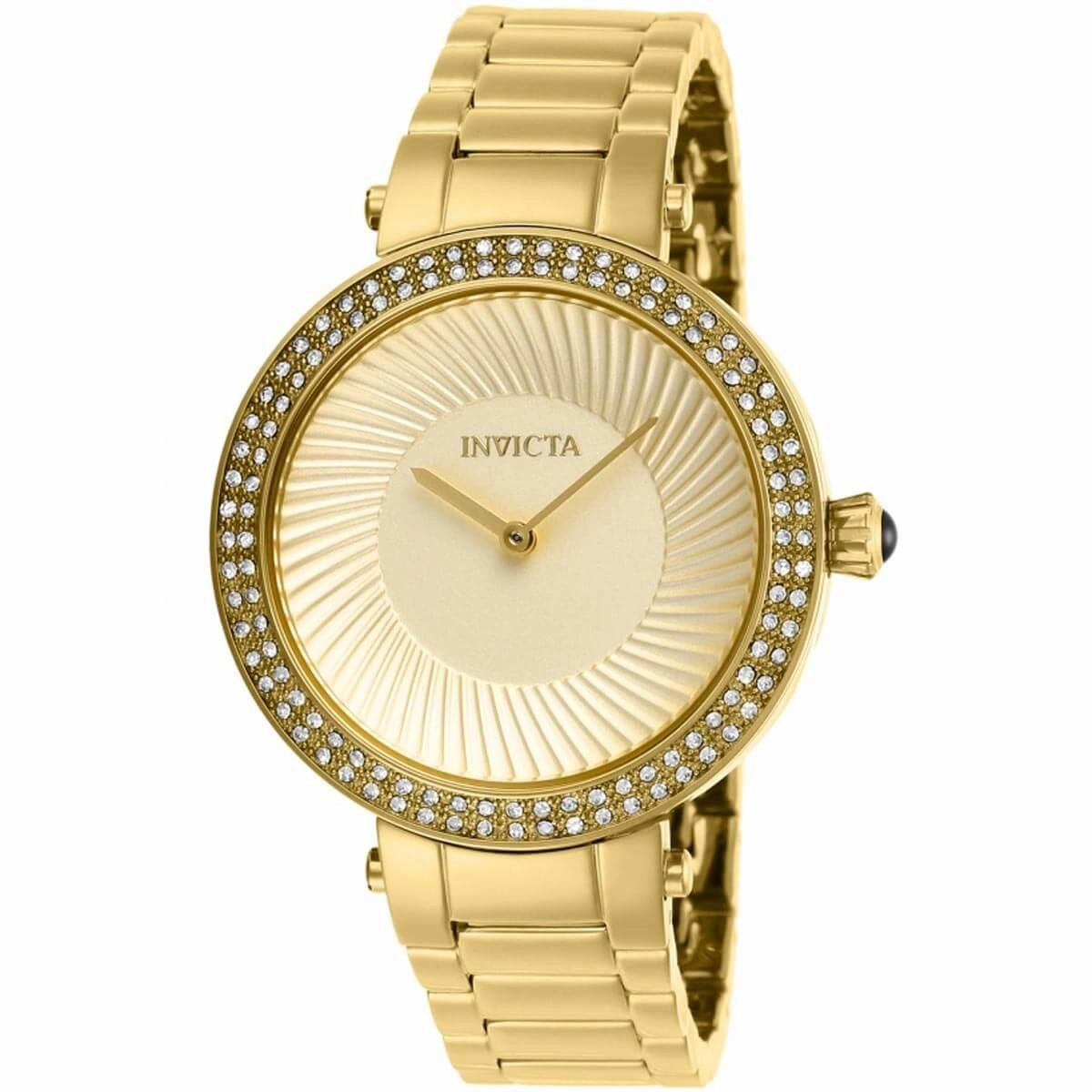 Invicta Women's Crystal Watch - Specialty Gold Tone Dial Bracelet | 27005