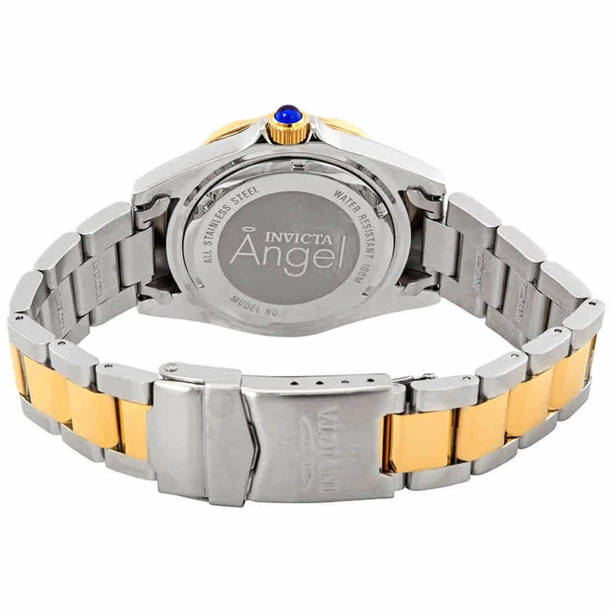 Invicta Women's Quartz Watch - Angel White MOP Dial Two Tone Bracelet | 28437