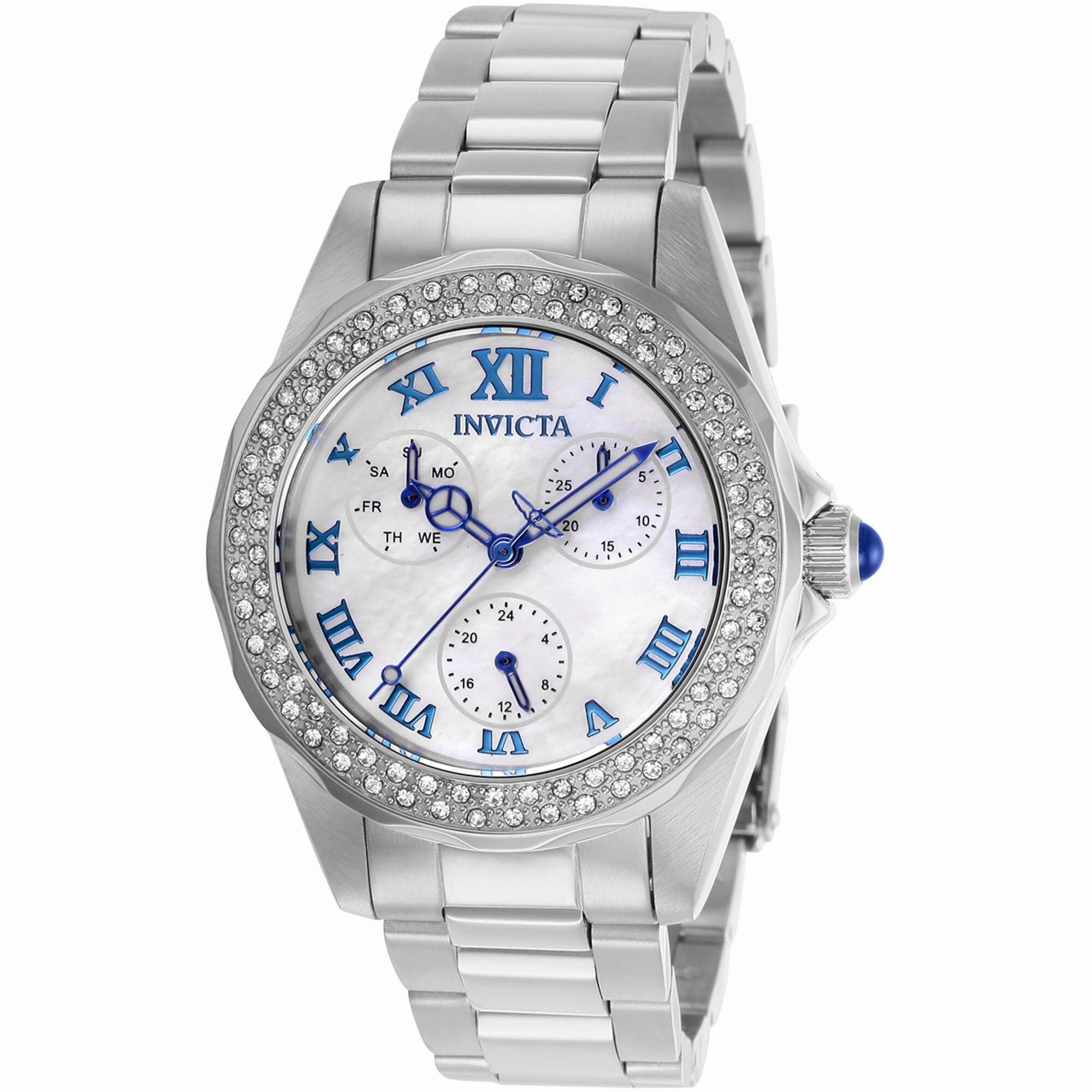 Invicta Women's Quartz Watch - Angel White Mother of Pearl Dial Bracelet | 28436