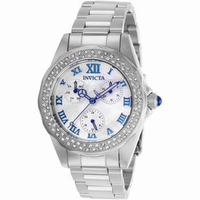 Invicta Women's Quartz Watch - Angel White Mother of Pearl Dial Bracelet | 28436