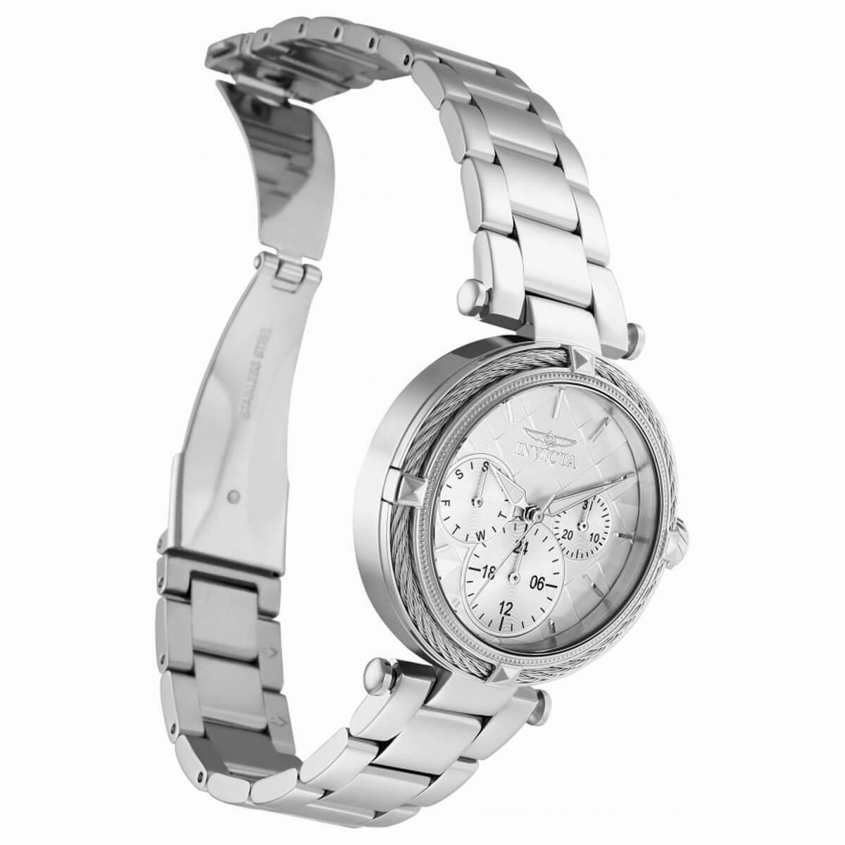 Invicta Women's Quartz Watch - Bolt Silver Tone Dial Bracelet | 28955