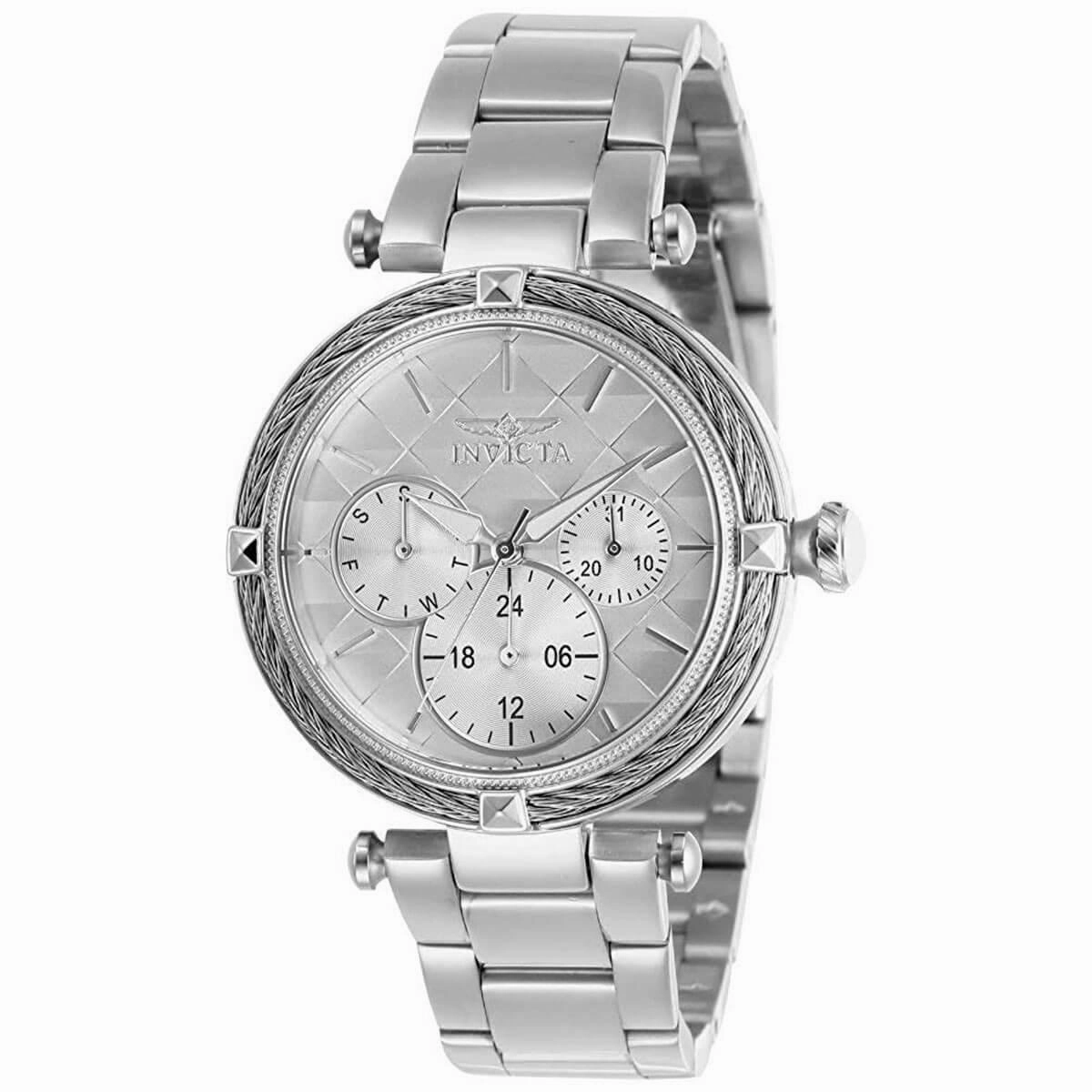 Invicta Women's Quartz Watch - Bolt Silver Tone Dial Bracelet | 28955