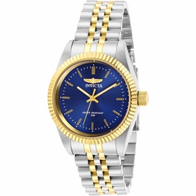 Invicta Women's Quartz Watch - Specialty Blue Dial Two Tone Bracelet | 29403