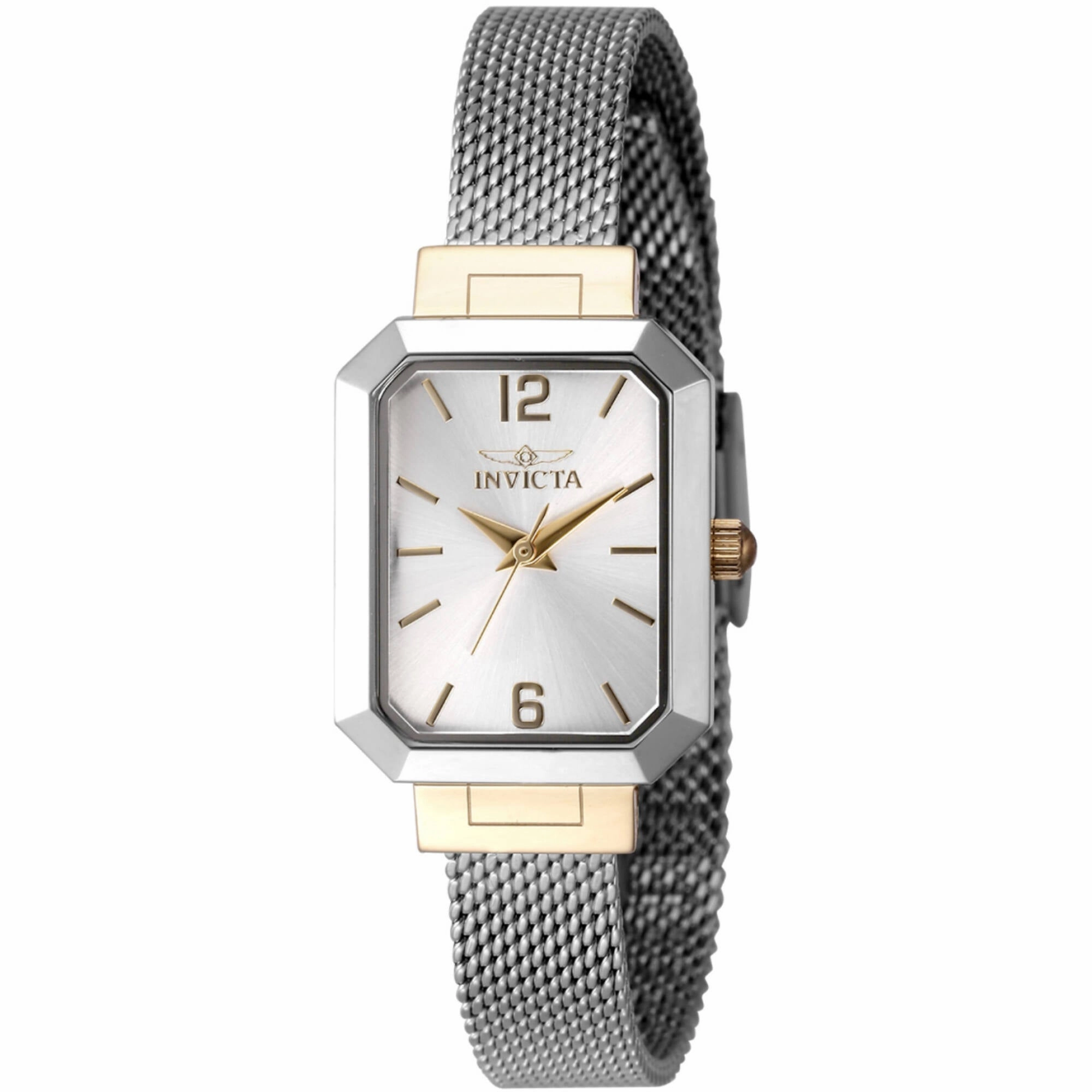 Invicta Women's Watch - Angel Quartz Silver Tone Dial Stainless Steel Bracelet | 48152