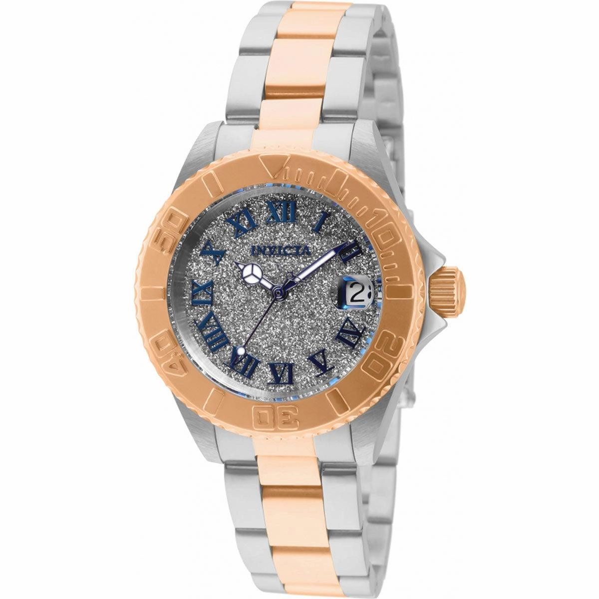 Invicta Women's Watch - Angel Swiss Quartz Silver Dial Two Tone SS Bracelet | 33362