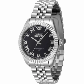 Invicta Women's Watch - Specialty Black Dial Silver Steel Bracelet Quartz | 47408