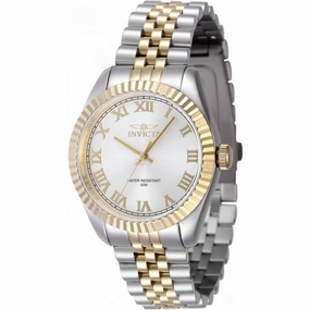 Invicta Women's Watch - Specialty Two Tone Silver and Yellow Gold Bracelet | 47414