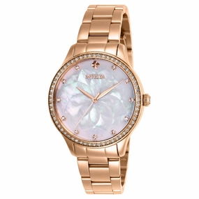 Invicta Women's Watch - Wildflower Rose Gold Plated Stainless Steel Bracelet | 28057