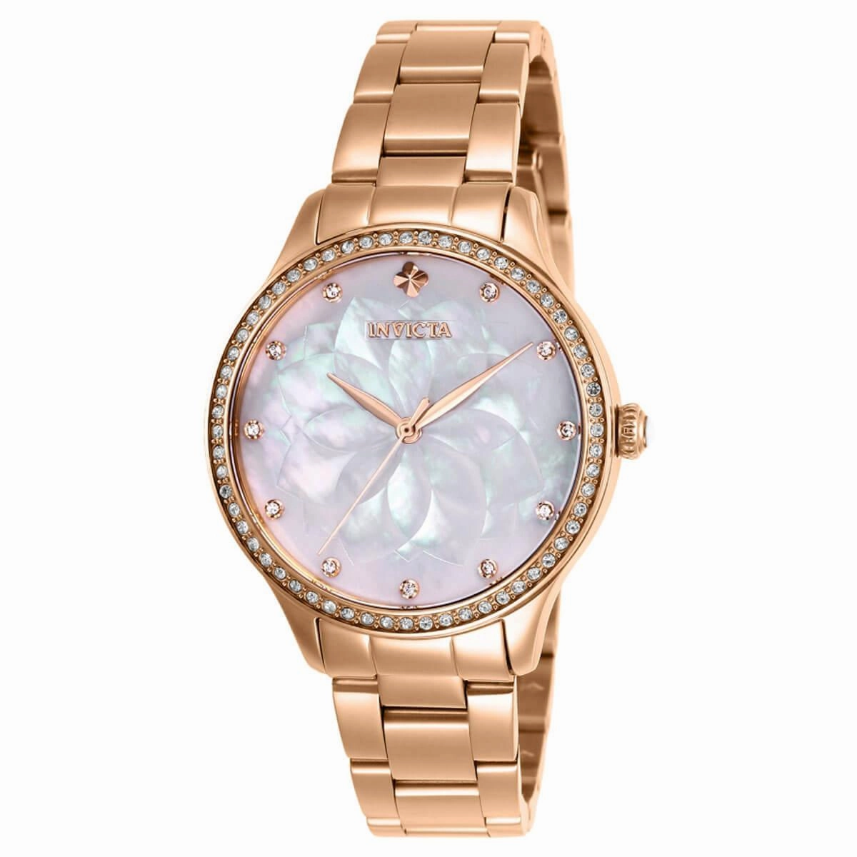 Invicta Women's Watch - Wildflower Rose Gold Plated Stainless Steel Bracelet | 28057