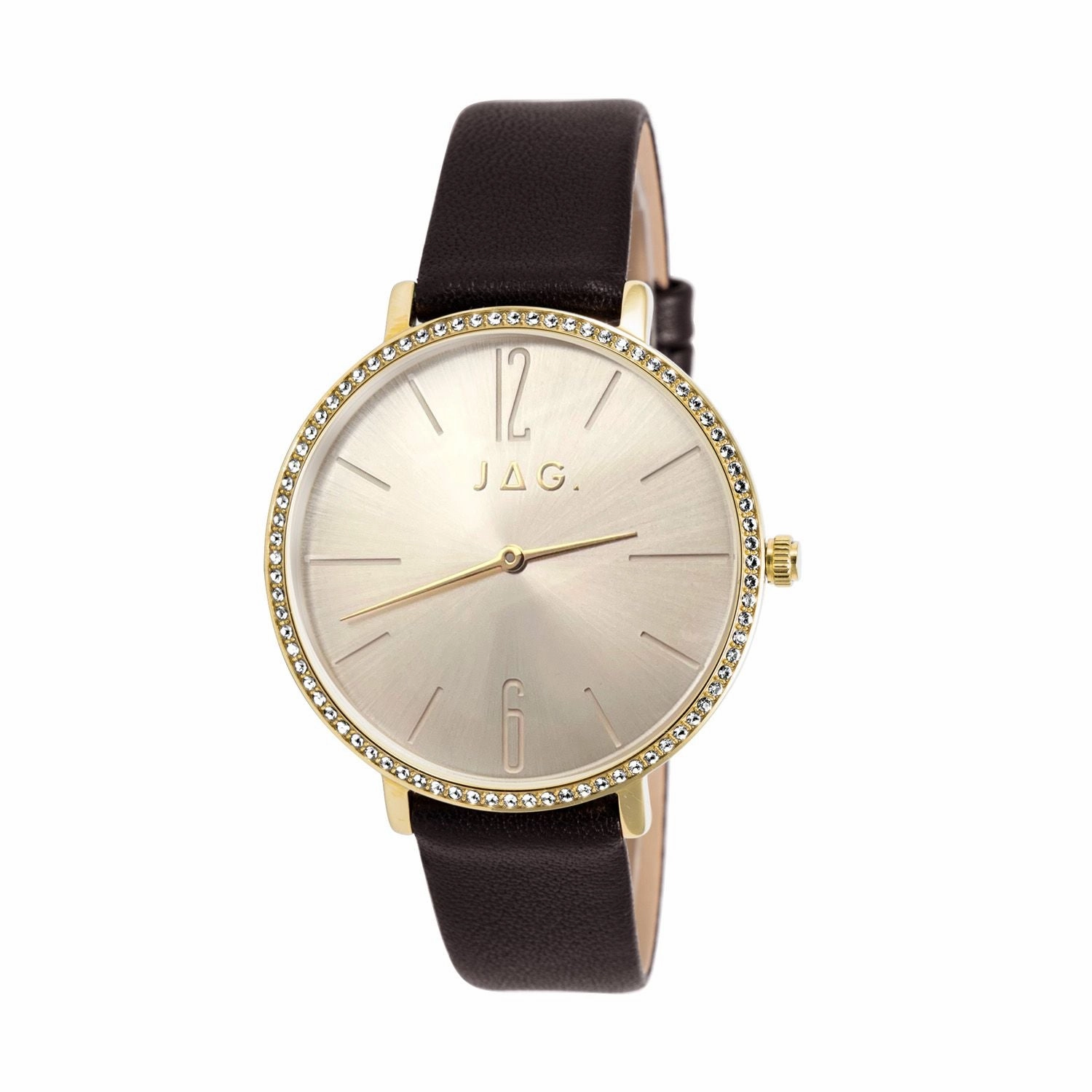 Jag Carine Champagne Dial 38mm Watch J2743