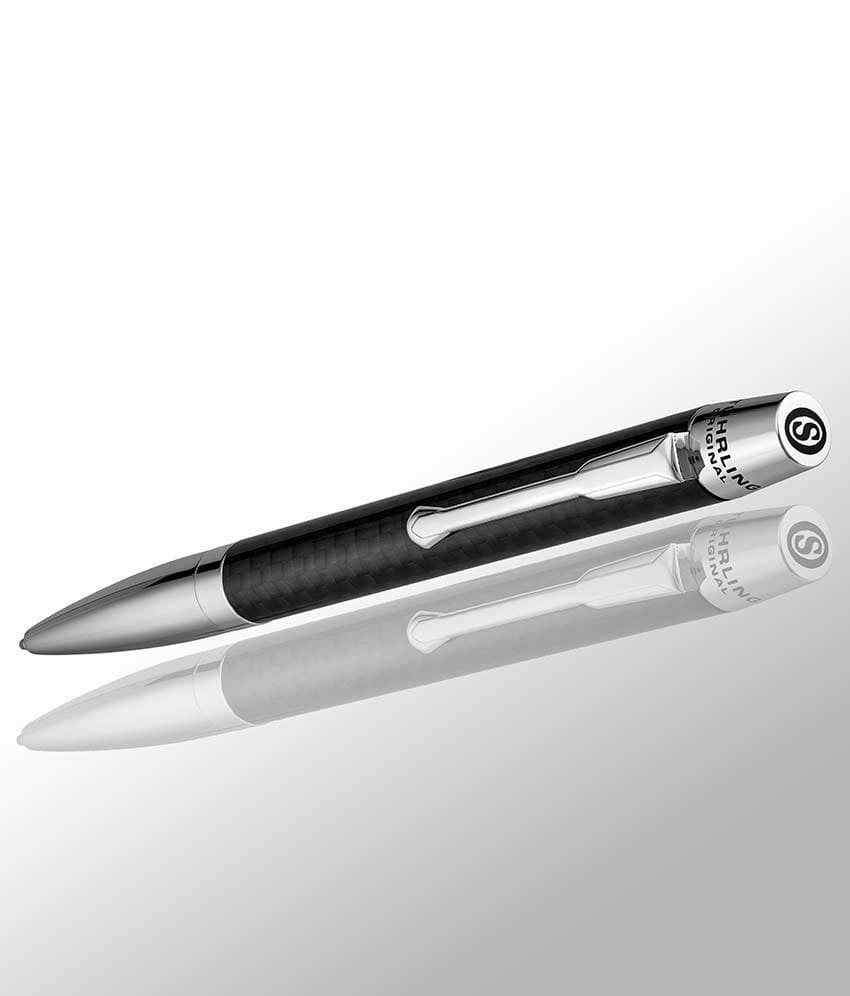 Javelin Black Carbon Twist-Action Ballpoint Pen