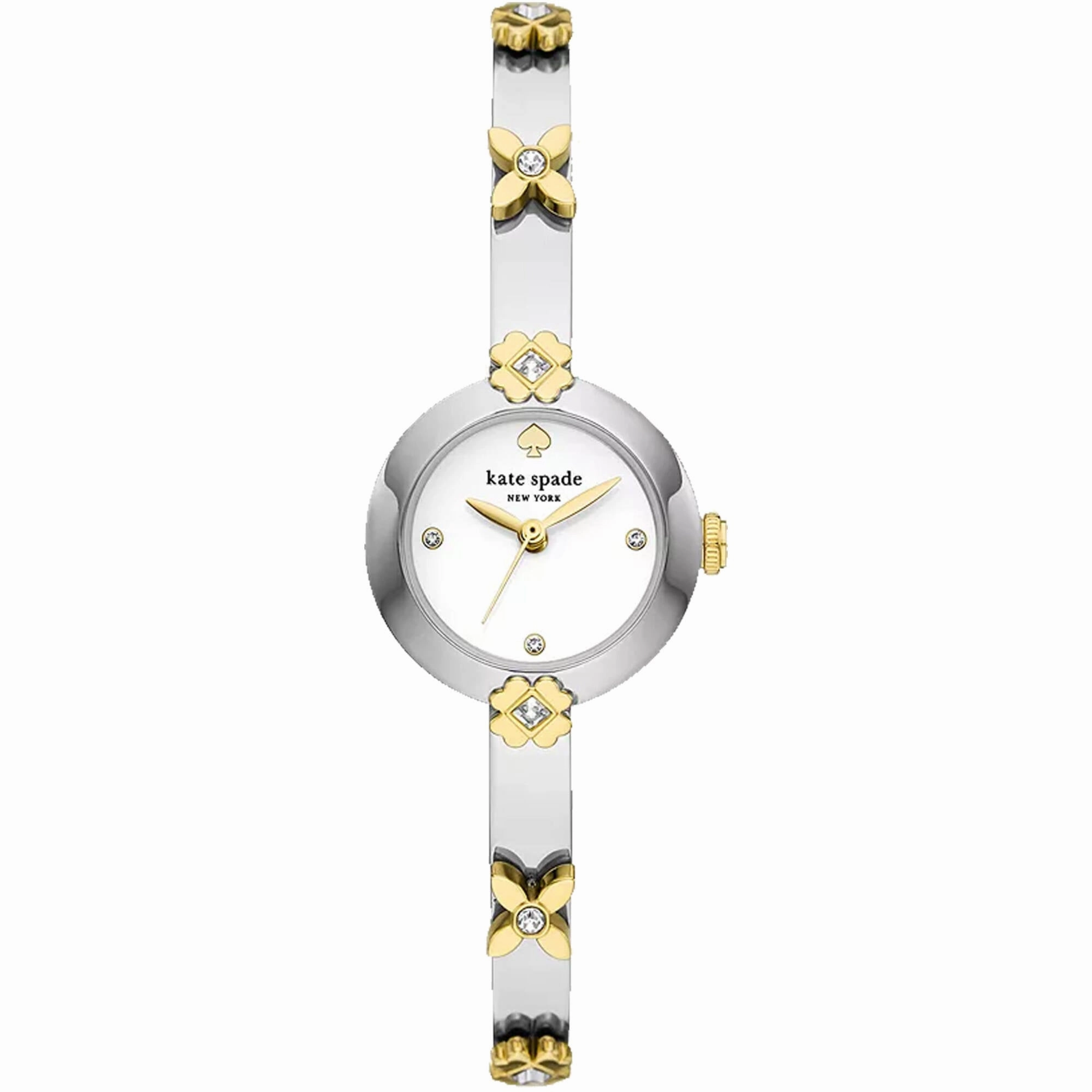 Kate Spade Women's Watch - Monroe Quartz White Dial Two Tone Bracelet | KSW1836