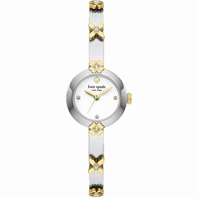 Kate Spade Women's Watch - Monroe Quartz White Dial Two Tone Bracelet | KSW1836