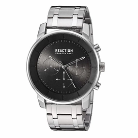 Kenneth Cole REACTION Men's Analog-Quartz Watch with Stainless-Steel Strap, Silver, 22 (Model: RK50082010)