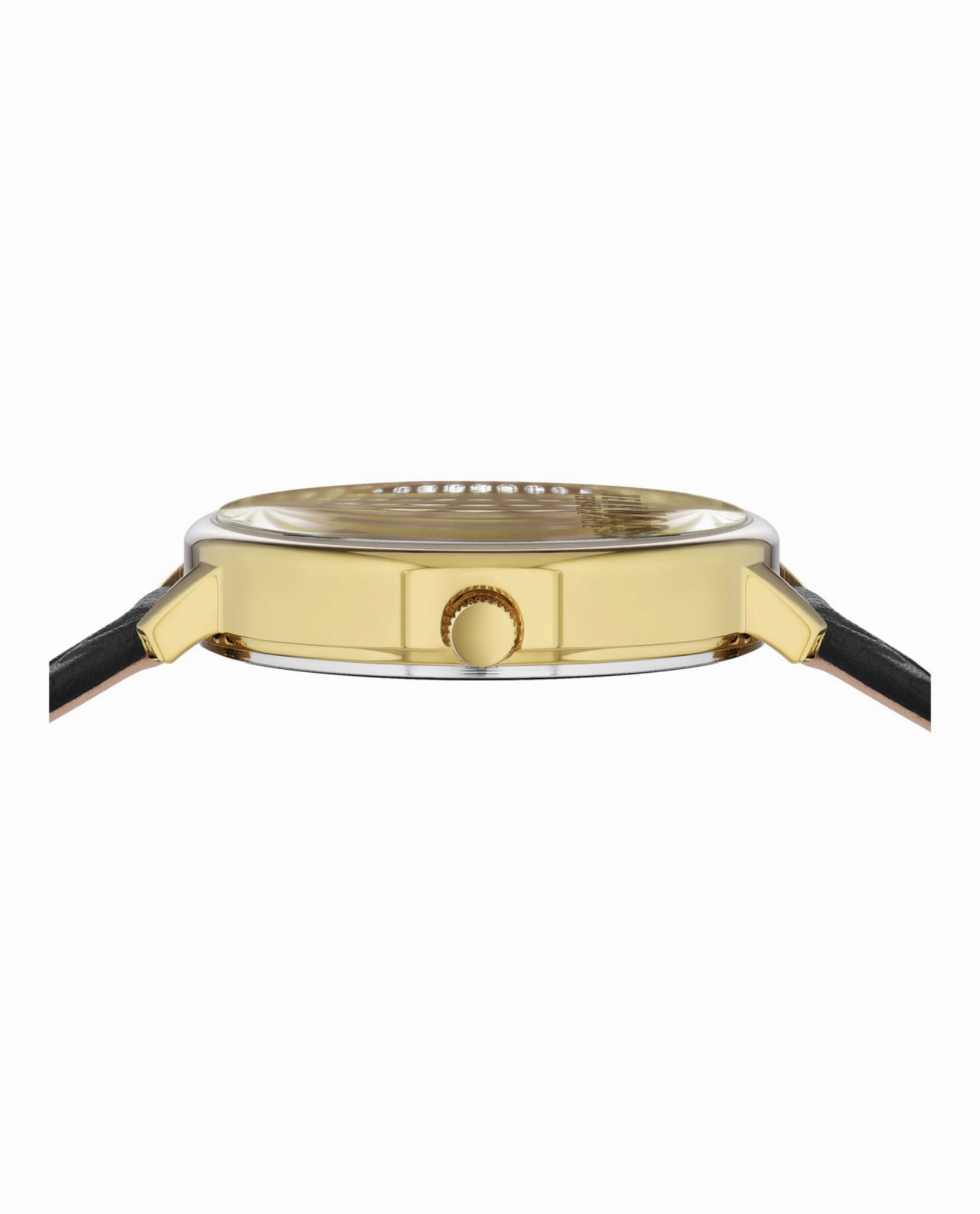 La Villette Crystal Leather Watch