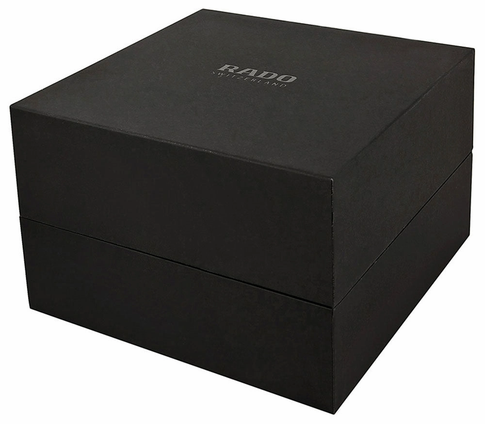 Limited Edition Rado DiaMaster RHW1 XXL Bronze Colored Ultra-Light High-Tech Ceramic Black Leather Black Dial Manual-Winding Mens Watch R14586155