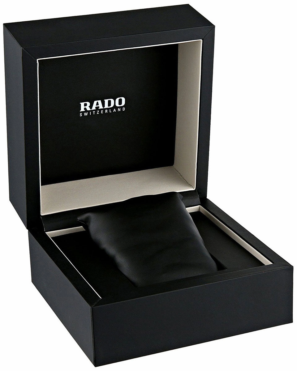 Limited Edition Rado DiaMaster RHW1 XXL Bronze Colored Ultra-Light High-Tech Ceramic Black Leather Black Dial Manual-Winding Mens Watch R14586155