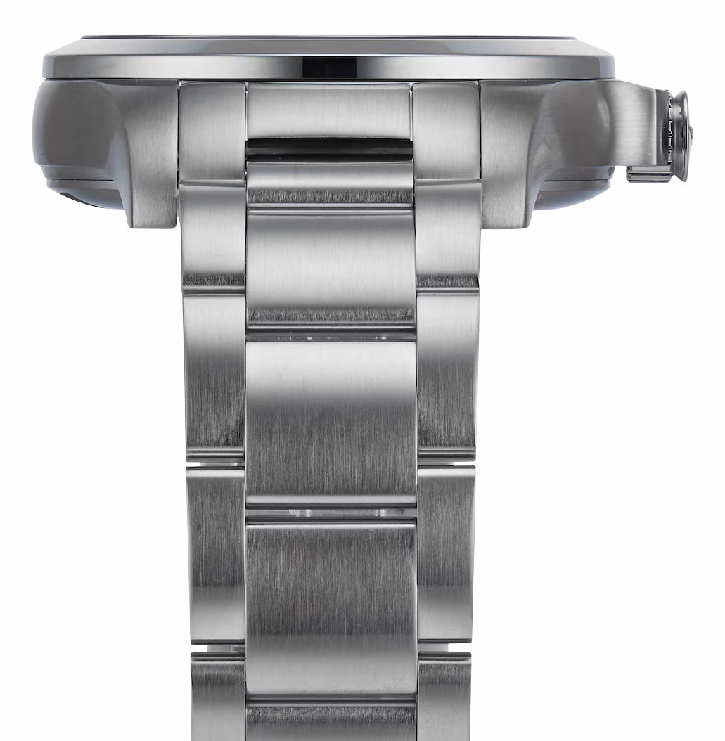 Longines Conquest V.H.P. Stainless Steel Black Dial Perpetual Calendar Date Quartz Mens Watch L3.716.4.56.6