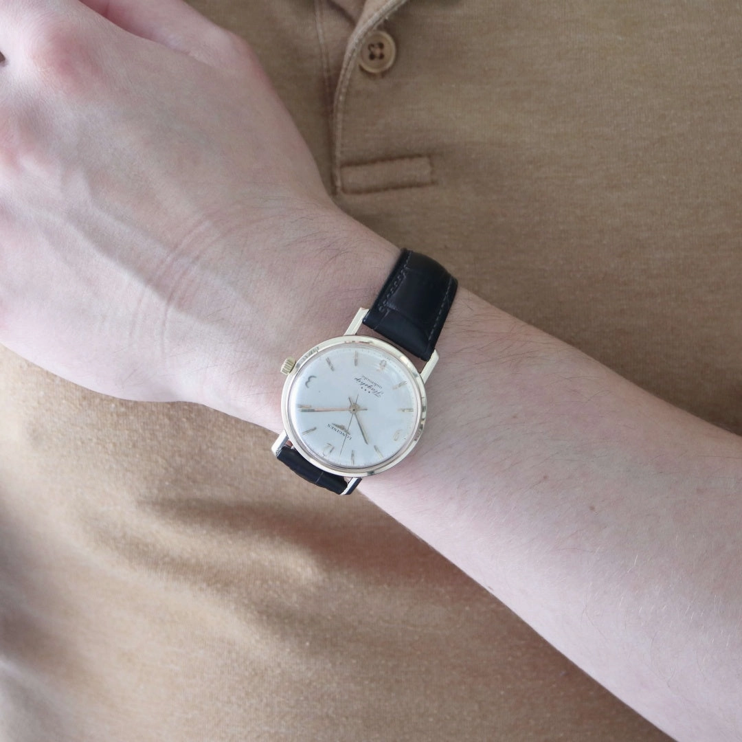 Longines Flagship 3403, 9k Gold, 1960 Vintage Watch