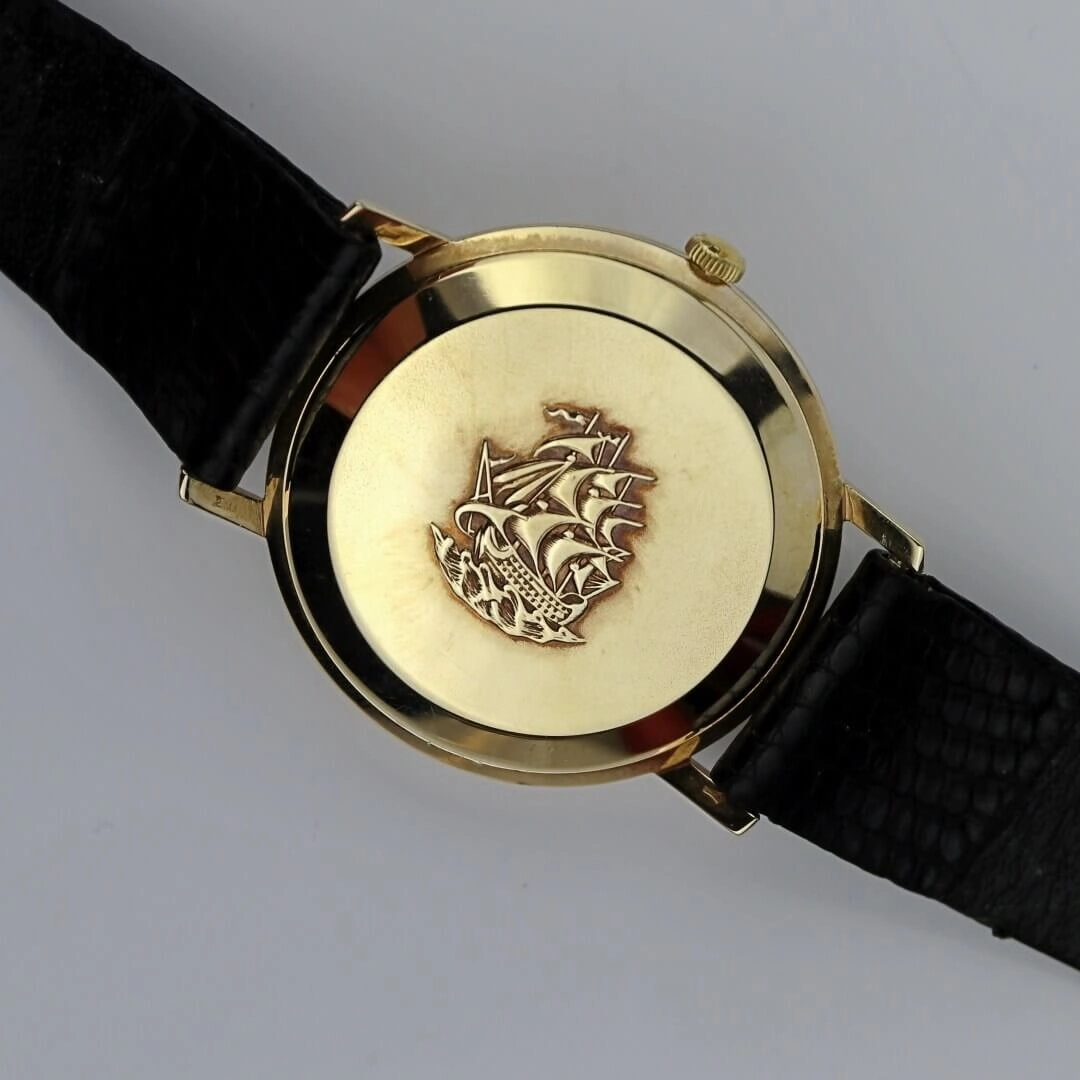 Longines Flagship Automatic 3403 "Big Ship", 9k Gold, 1963