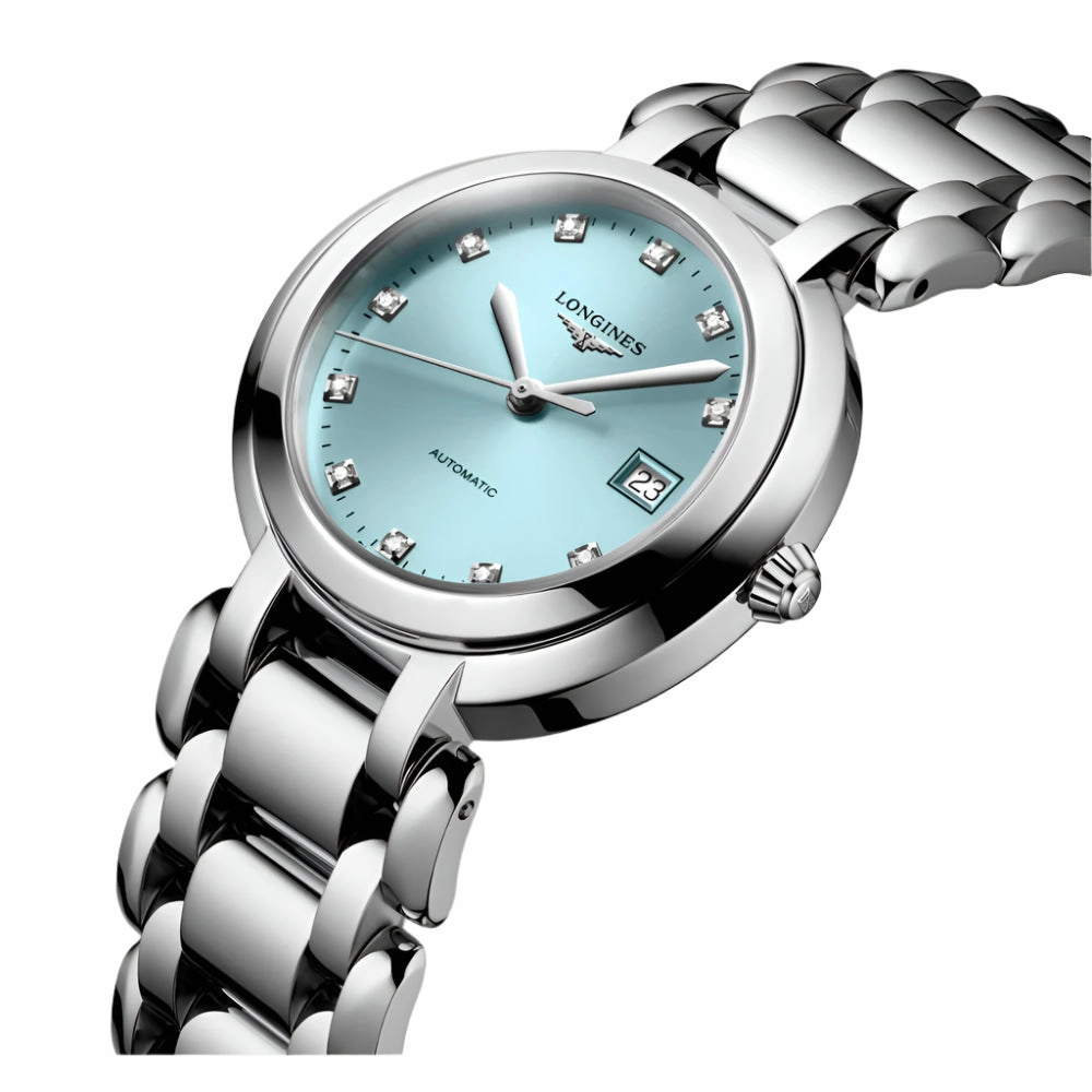 Longines Primaluna 30mm Automatic Watch with Diamonds