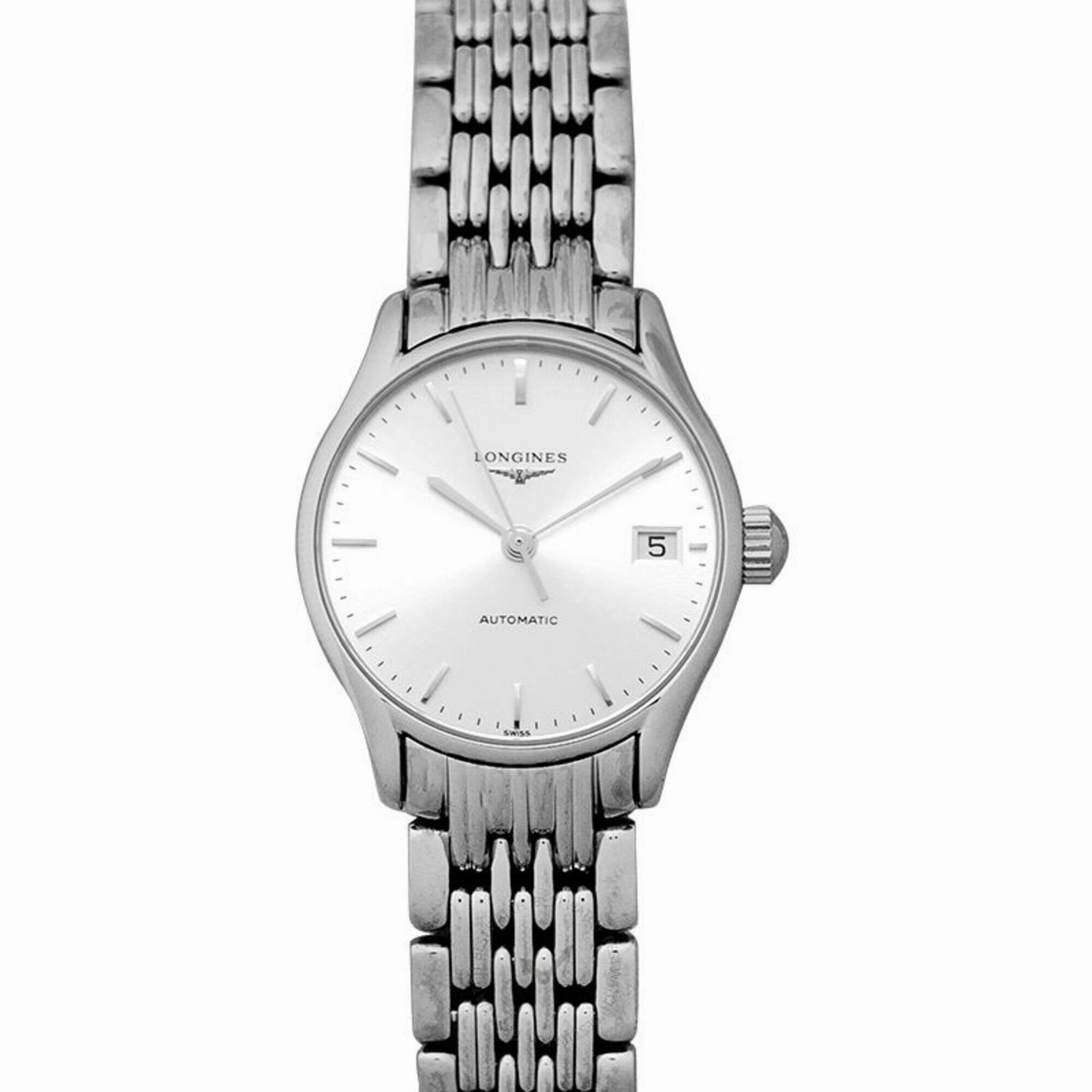 Longines Women's Watch - Lyre Silver Tone Dial Stainless Steel Bracelet | L43604726