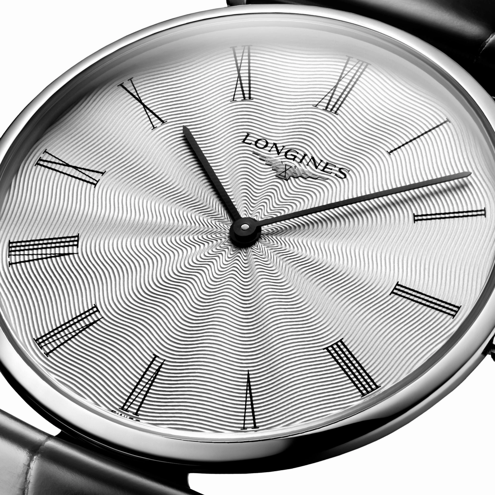LonginesLa Grande Classique Midsize 36mmQuartz Silver Dial Black Leather Mens Watch L4.755.4.71.2