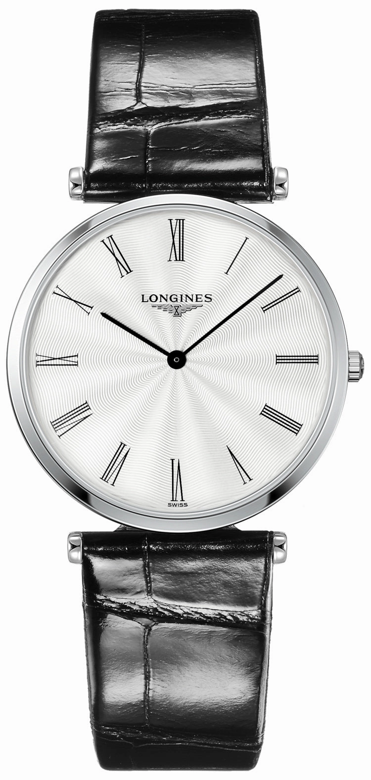LonginesLa Grande Classique Midsize 36mmQuartz Silver Dial Black Leather Mens Watch L4.755.4.71.2